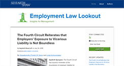 Desktop Screenshot of laborandemploymentlawcounsel.com