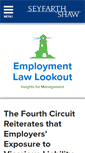 Mobile Screenshot of laborandemploymentlawcounsel.com